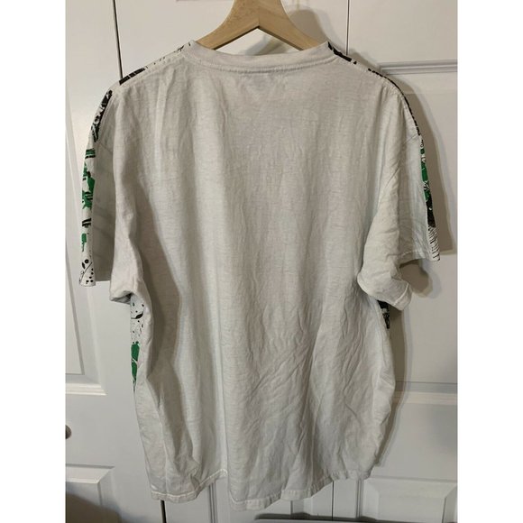 Green Lantern Justice League America Sz XL T-shirt All Over Print One Side Green - Picture 6 of 6